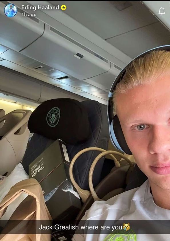 Haaland envia mensagem a Grealish