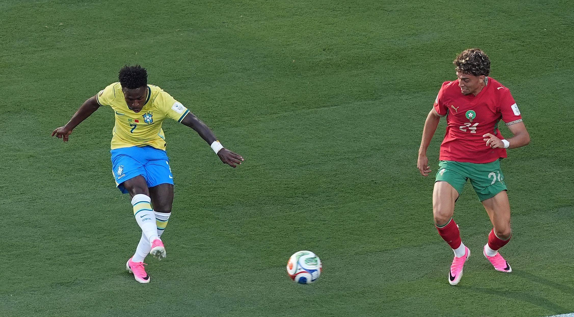 Brasil e Marrocos empataram a um golo - Foto: IMAGO