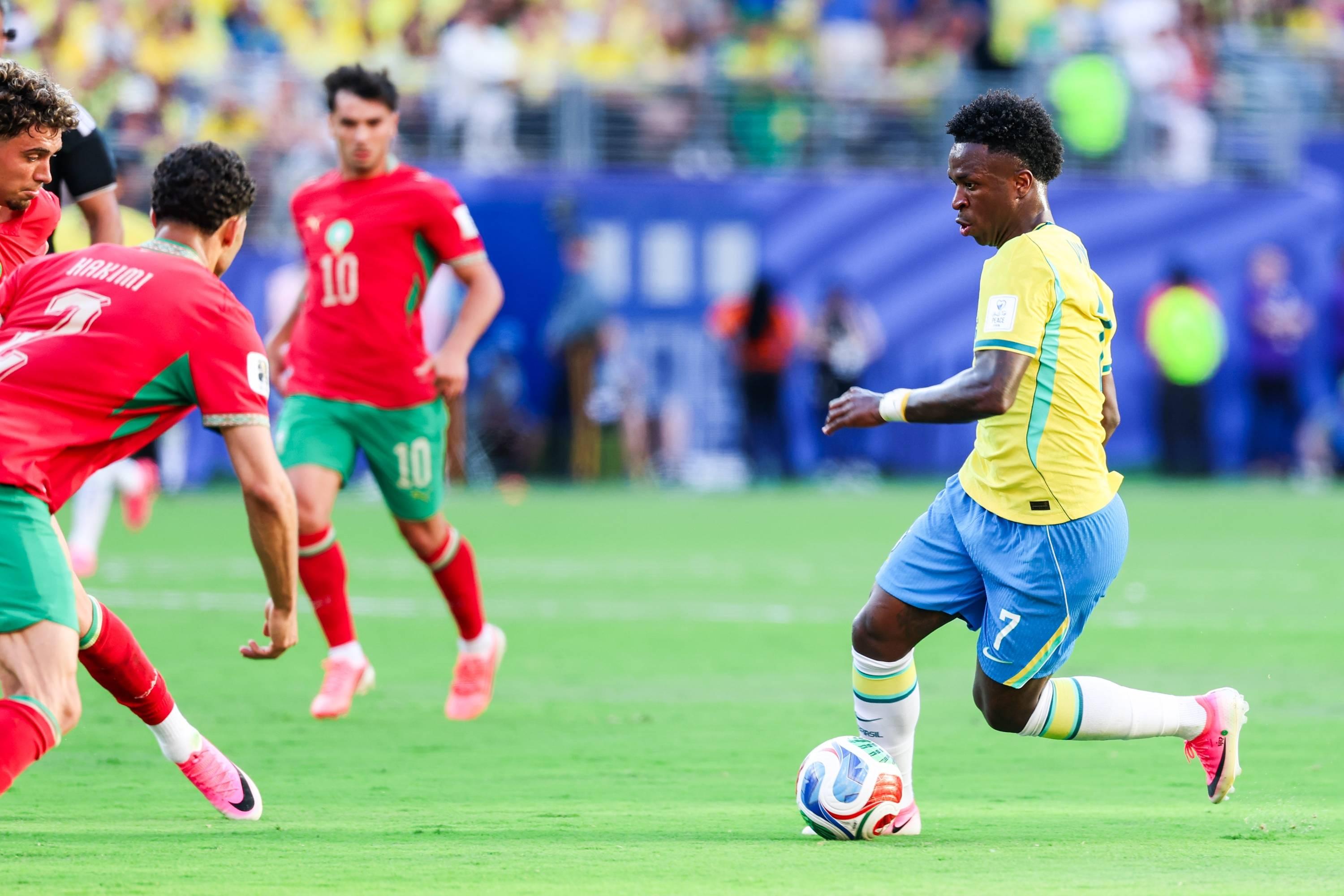 Brasil e Marrocos empataram a um golo - Foto: IMAGO