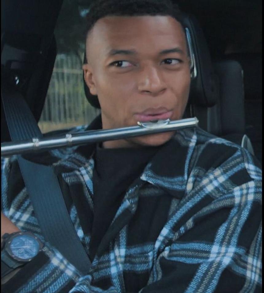 Mbappé com James Corden