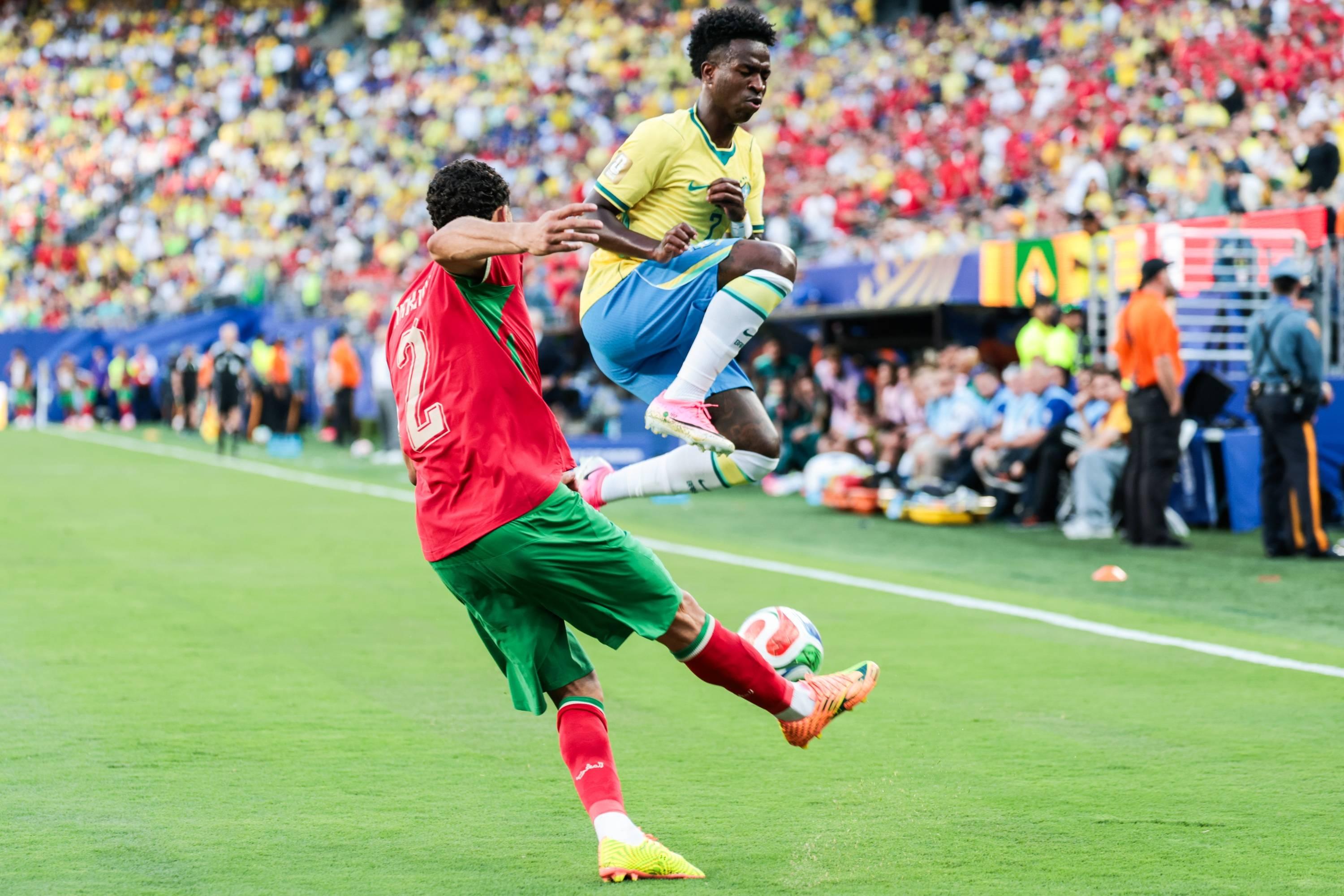 Brasil e Marrocos empataram a um golo - Foto: IMAGO