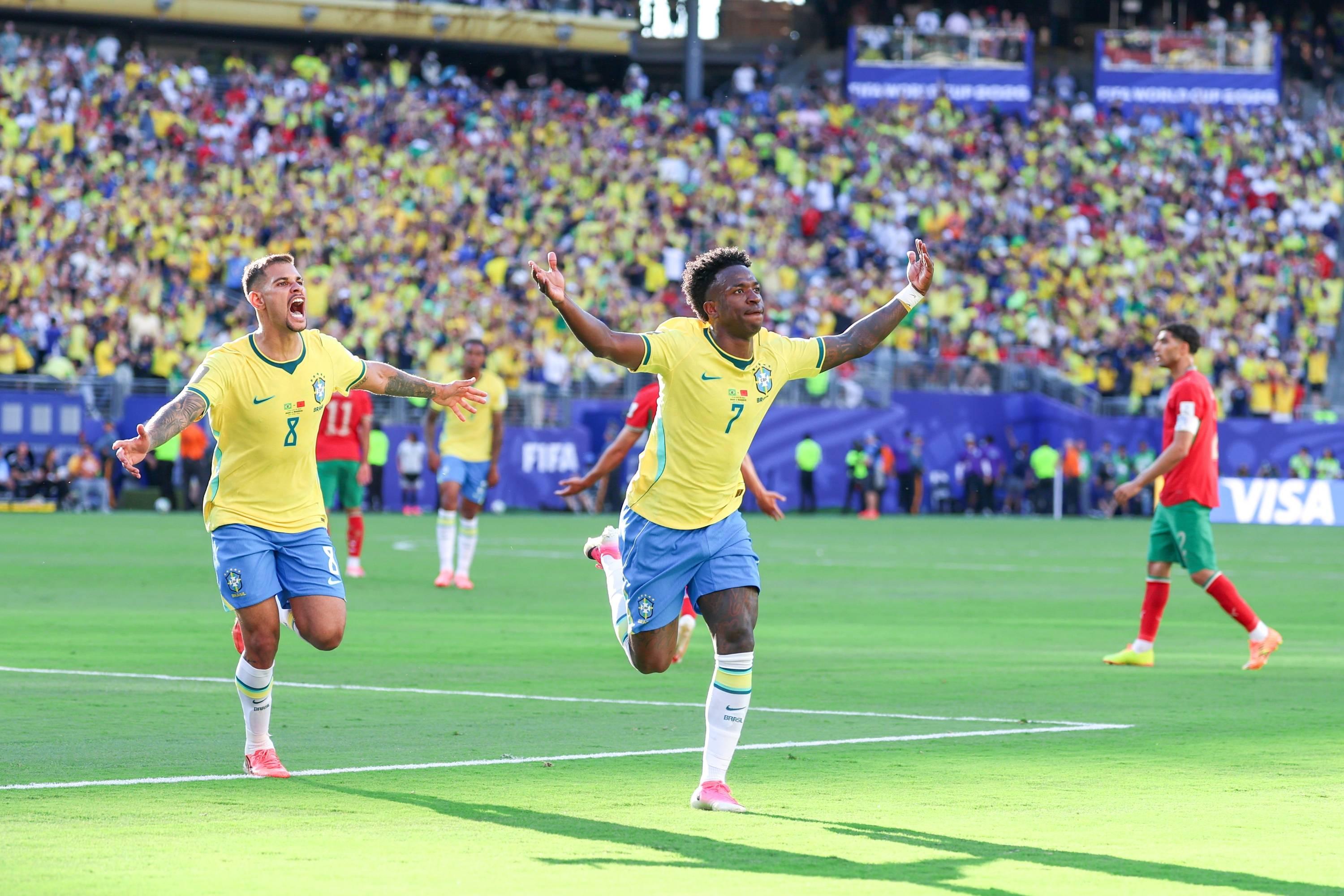 Brasil e Marrocos empataram a um golo - Foto: IMAGO