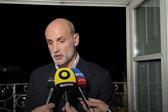 Rui Rodrigues em declarações aos jornalistas após a vitória eleitoral