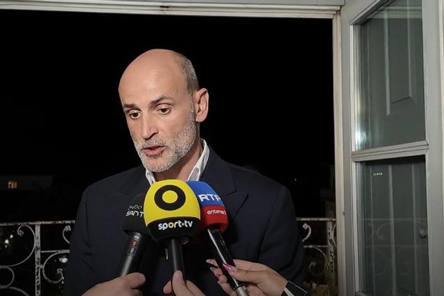Rui Rodrigues em declarações aos jornalistas após a vitória eleitoral