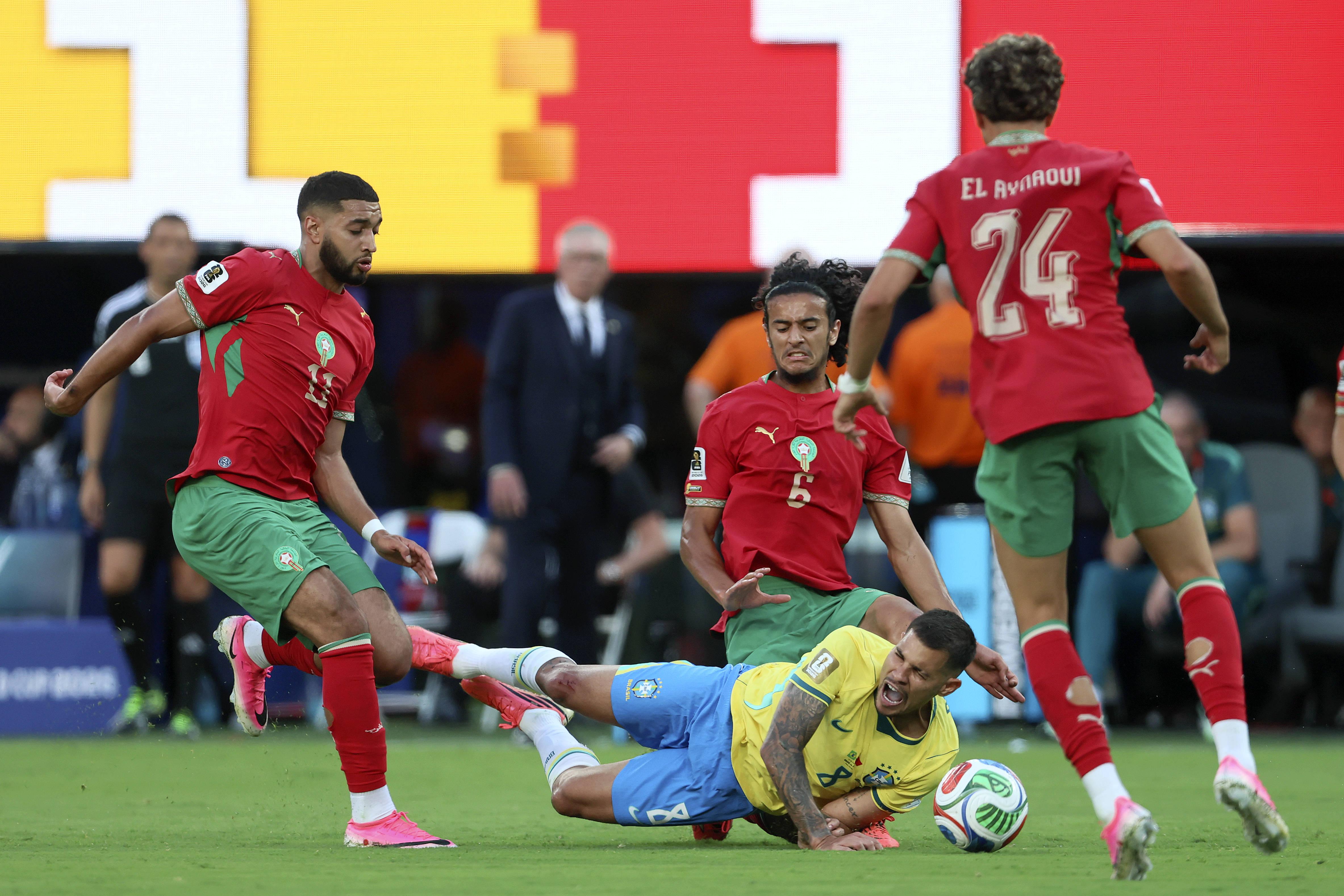 Brasil e Marrocos empataram a um golo - Foto: IMAGO