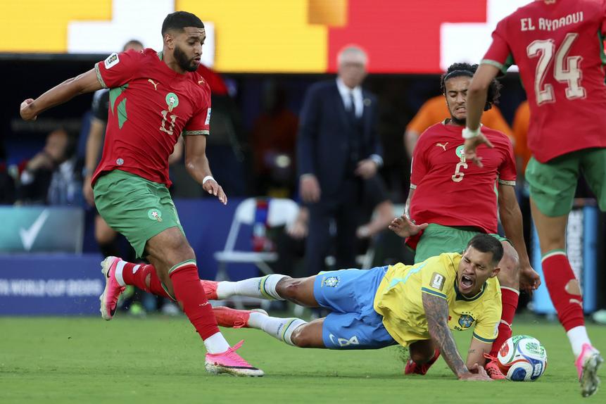 Brasil e Marrocos empataram a um golo - Foto: IMAGO