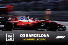 Alerta vermelho: Leclerc bate com estrondo e termina a qualificação mais cedo