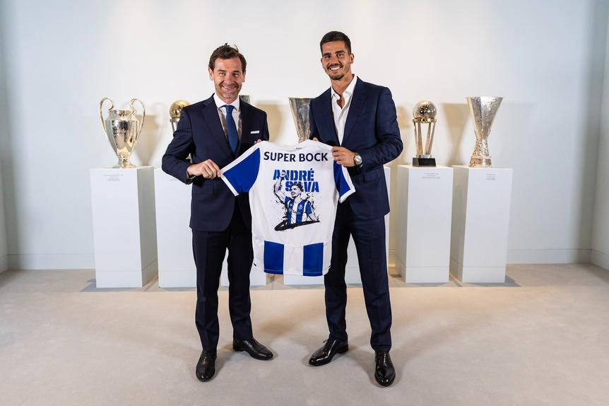 André Villas-Boas deu as boas-vindas a André Silva - Foto: FC Porto