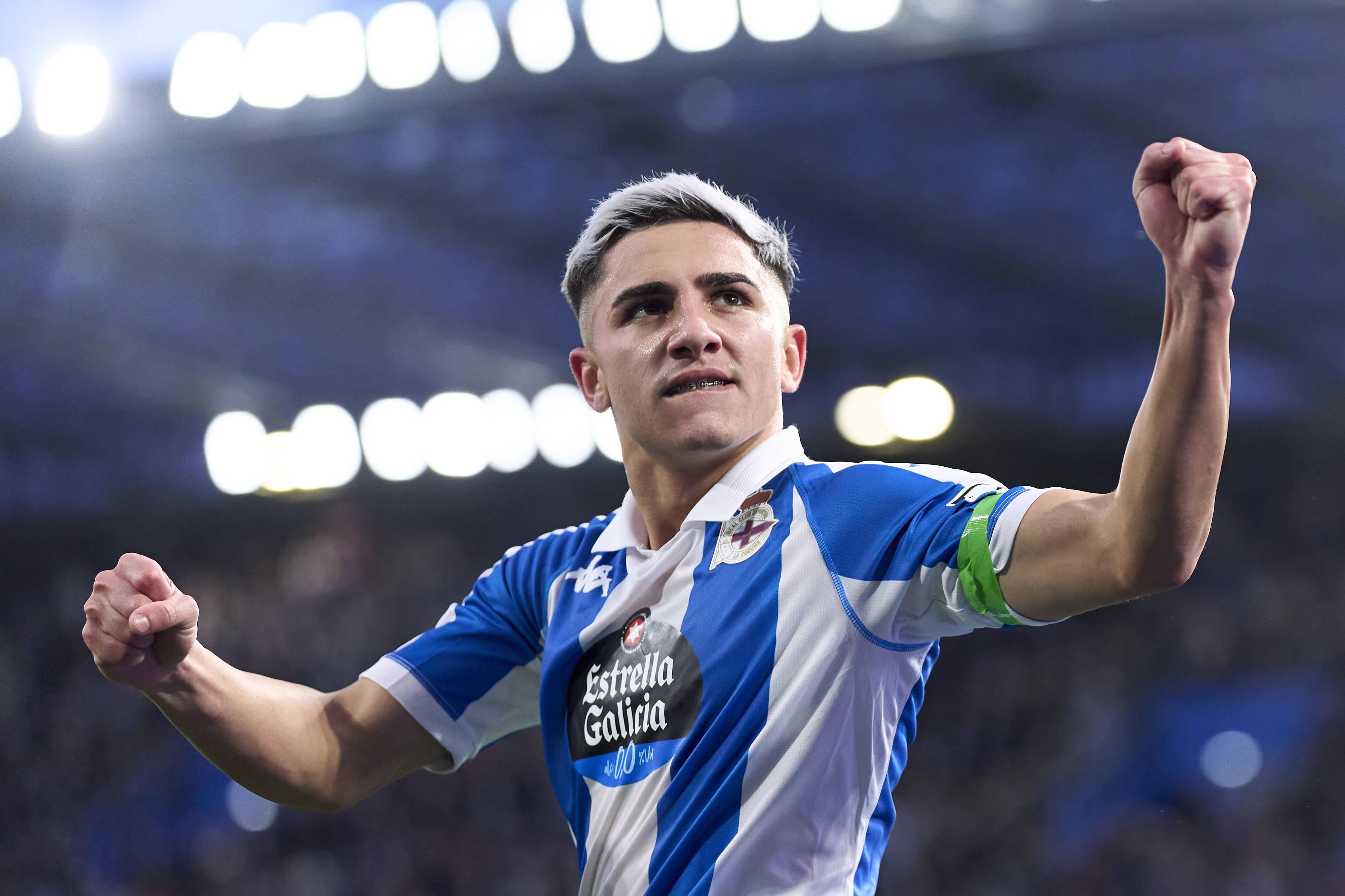 Yeremay Hernández, extremo de 23 anos do Corunha - Foto: IMAGO