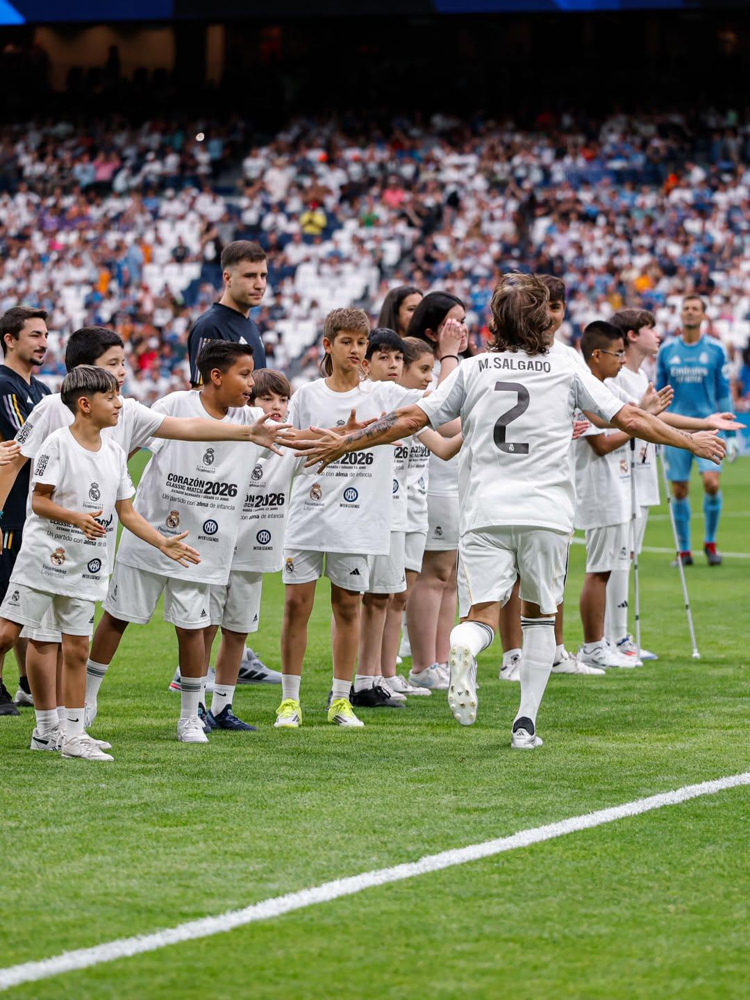 Míchel Salgado. Foto X/Real Madrid C. F.