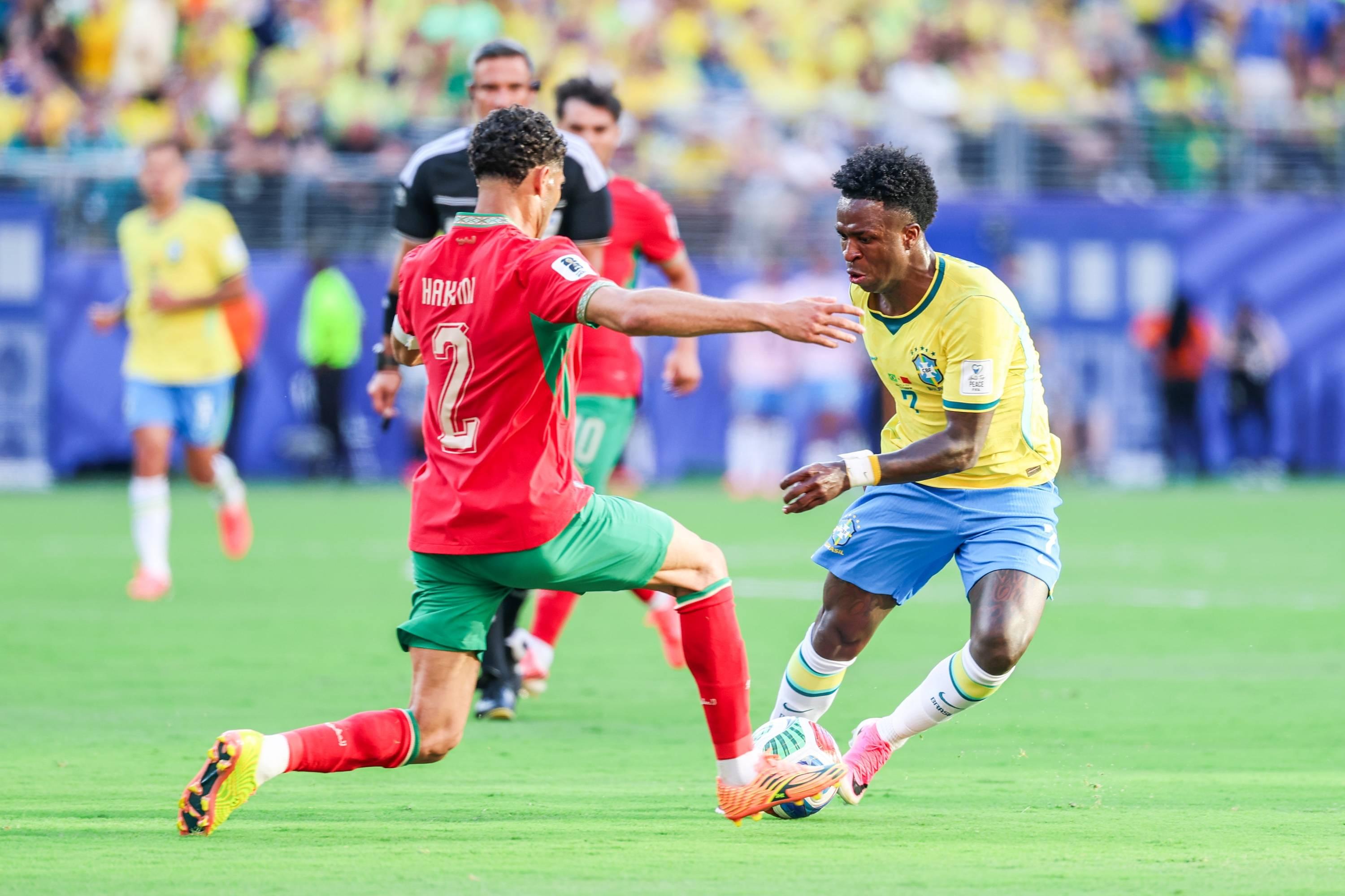 Brasil e Marrocos empataram a um golo - Foto: IMAGO