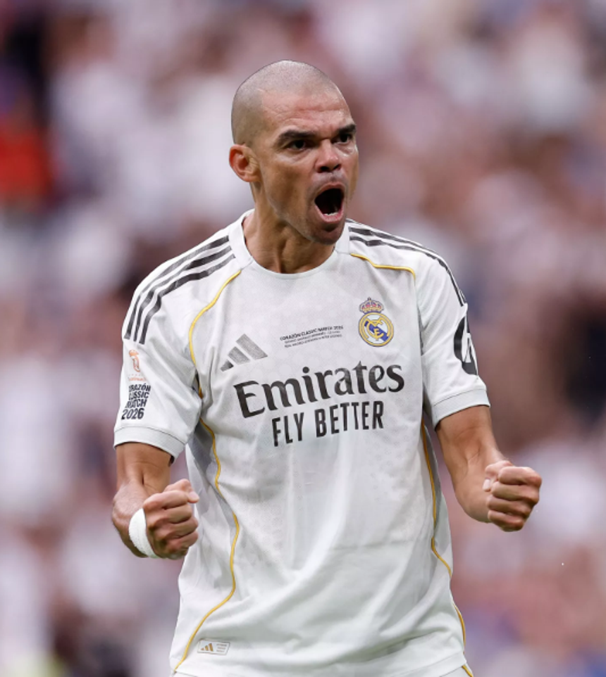 Pepe foi ovacionado e marcou - Foto: Real Madrid.com