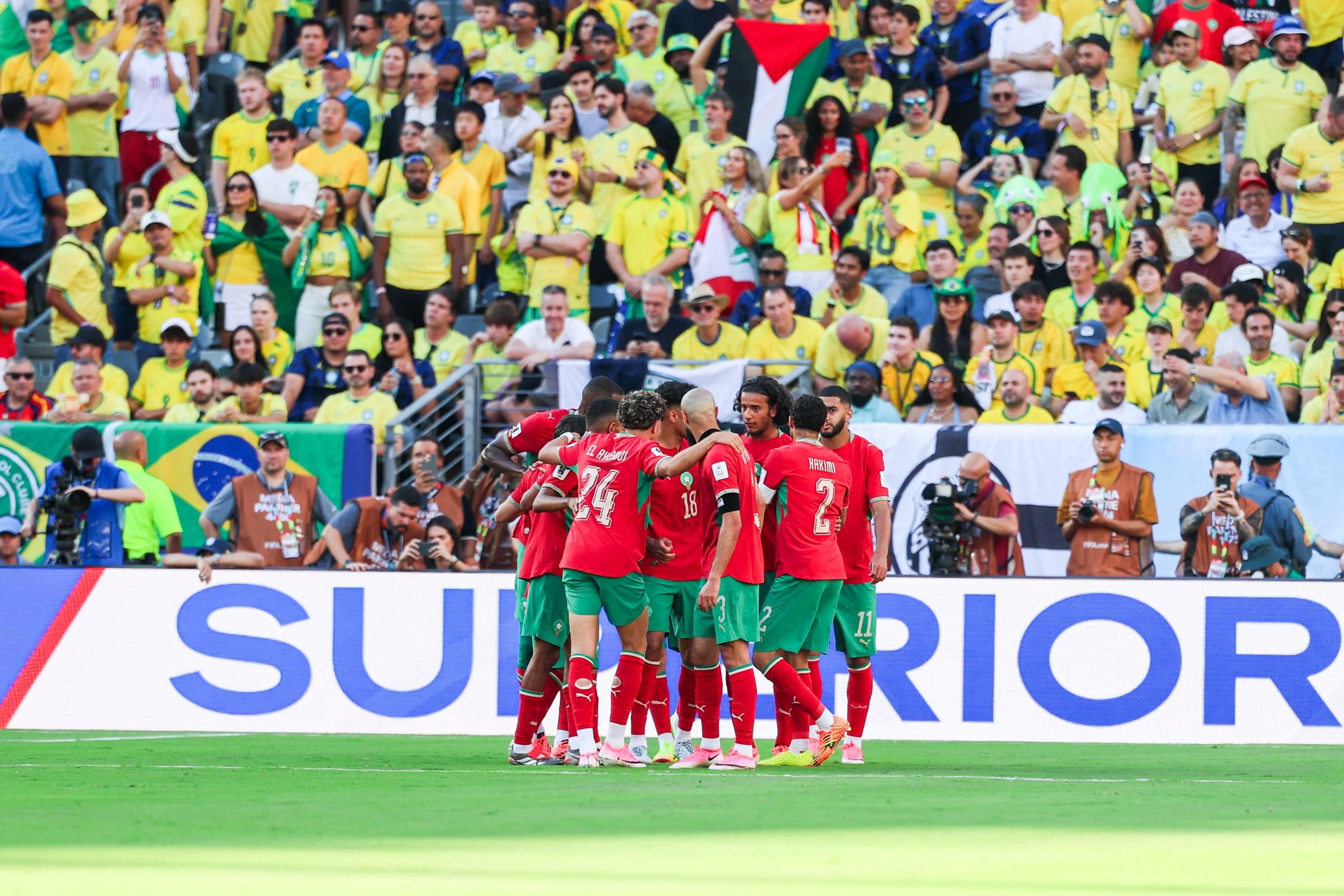Brasil e Marrocos empataram a um golo - Foto: IMAGO