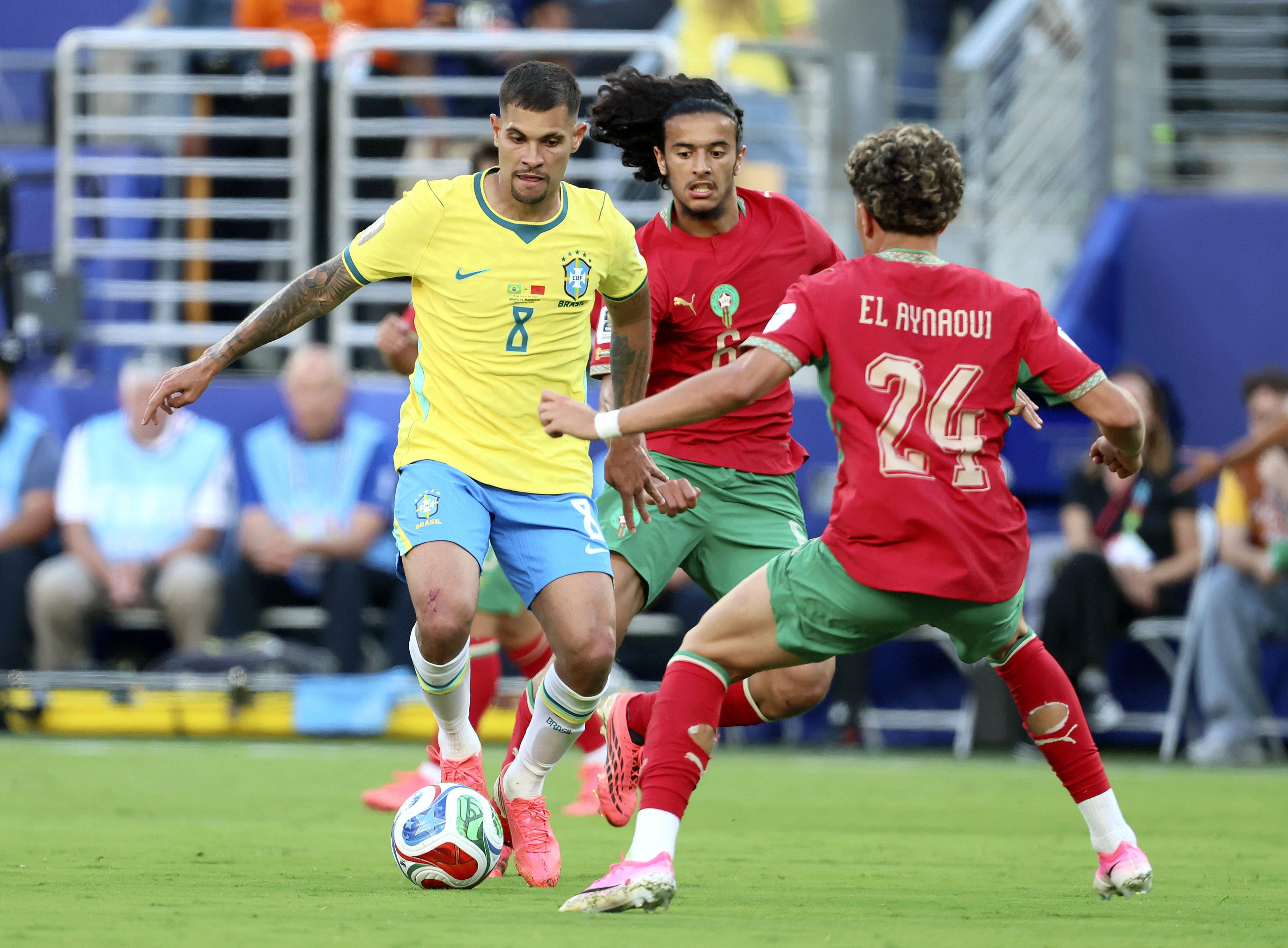 Brasil e Marrocos empataram a um golo - Foto: IMAGO