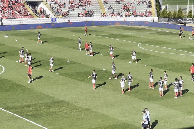 Benfica aquece perante milhares de adeptos em Águeda
