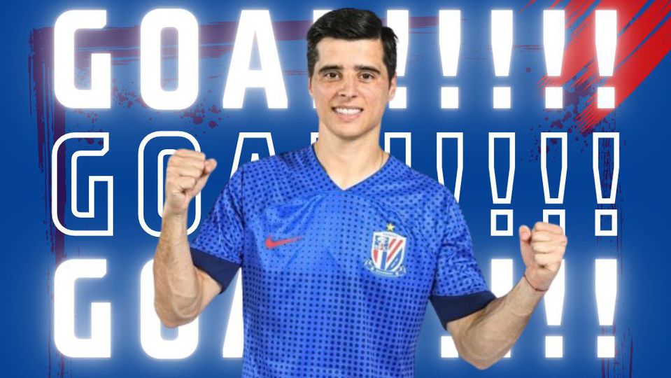 João Carlos Teixeira em destaque na vitória do Shanghai Shenhua