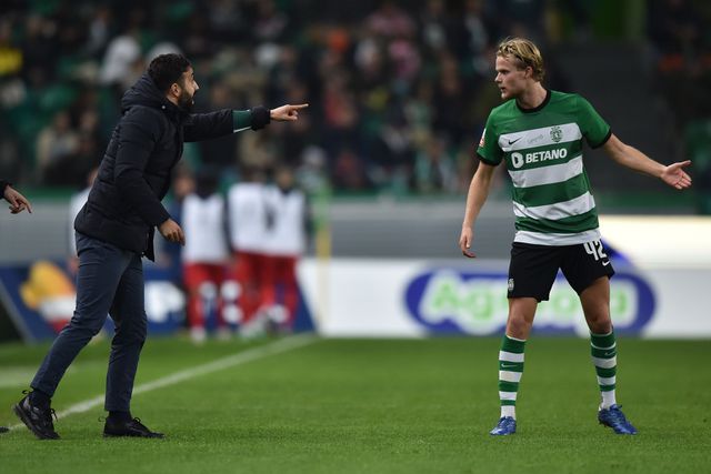 Ruben Amorim trabalhou com Hjulmand em 2023/2024 e até novembro do ano passado - Foto: MIGUEL NUNES