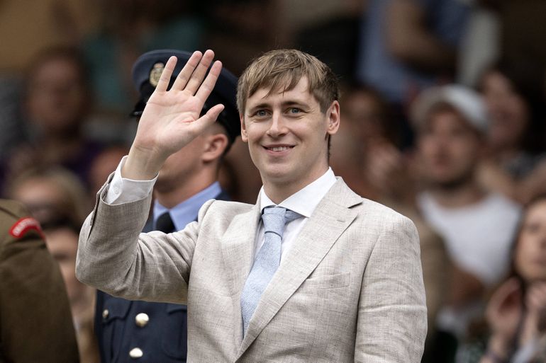 O nadador Stephen Clegg no torneio de ténis de Wimbledon 2025 Foto: IMAGO