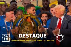 Reece James não esperava que Trump se juntasse à festa (vídeo)