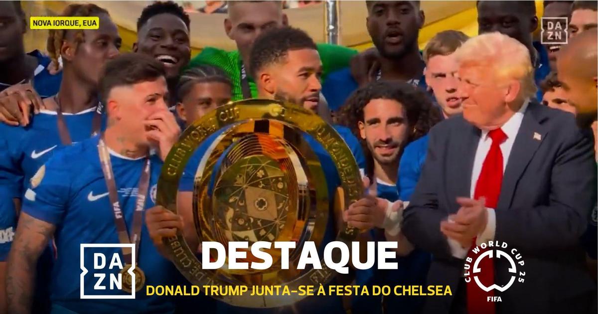 Reece James não esperava que Trump se juntasse à festa (vídeo) | A Bola