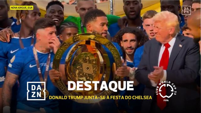 Reece James não esperava que Trump se juntasse à festa (vídeo)