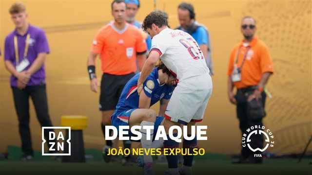 Puxão de cabelo vale primeira expulsão da carreira a João Neves (vídeo)