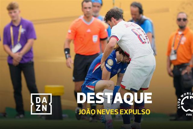 Puxão de cabelo vale primeira expulsão da carreira a João Neves (vídeo)