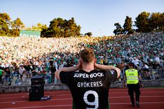 Viktor Gyokeres encantou os adeptos do Sporting com golos atrás de golos