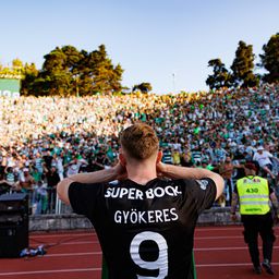 Viktor Gyokeres encantou os adeptos do Sporting com golos atrás de golos