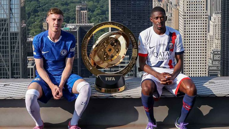 Cole Palmer e Dembélé recriam foto histórica