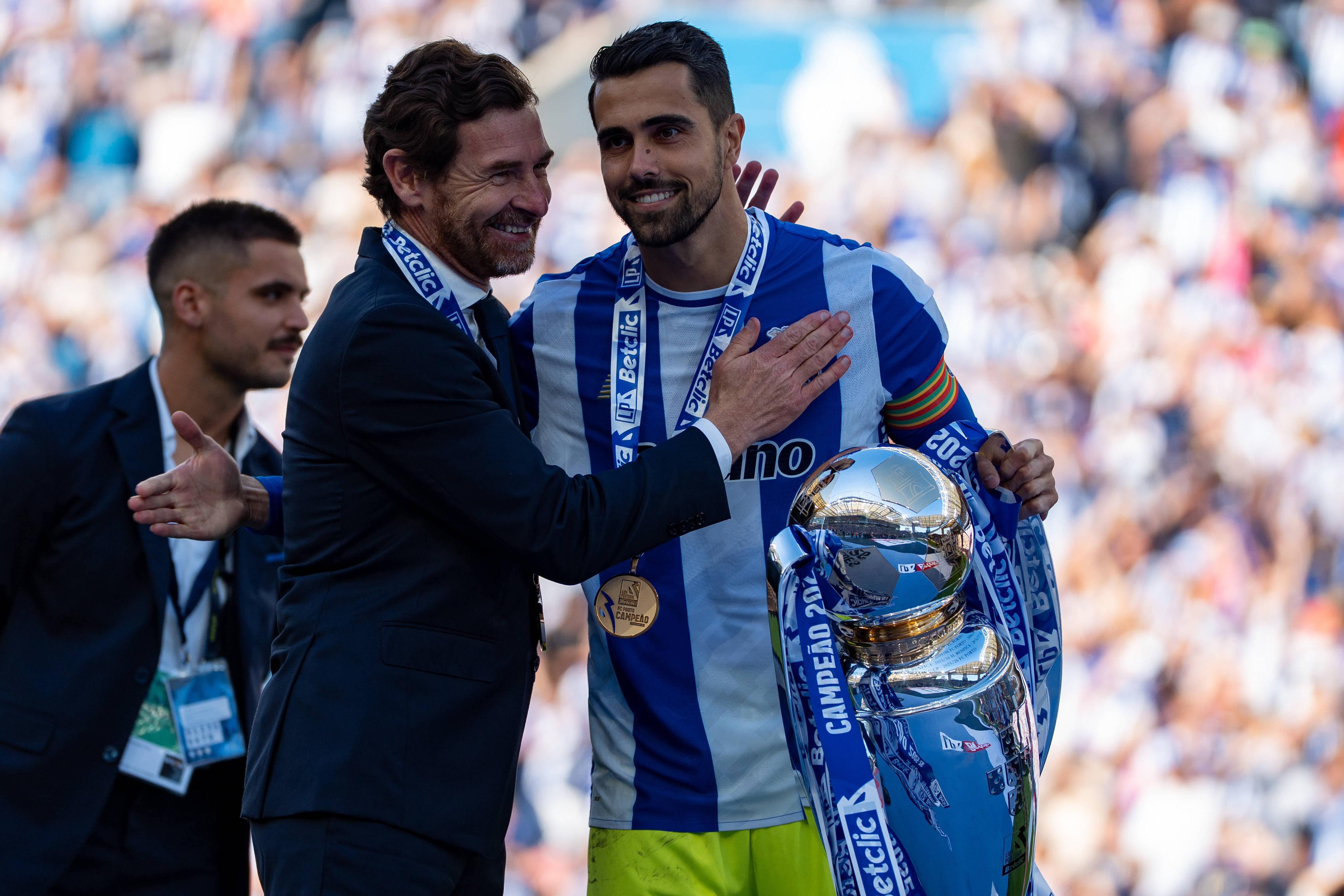 André Villas-Boas, presidente, e Diogo Costa, capitão, dois dos rostos do atual FC Porto - Foto: Imago