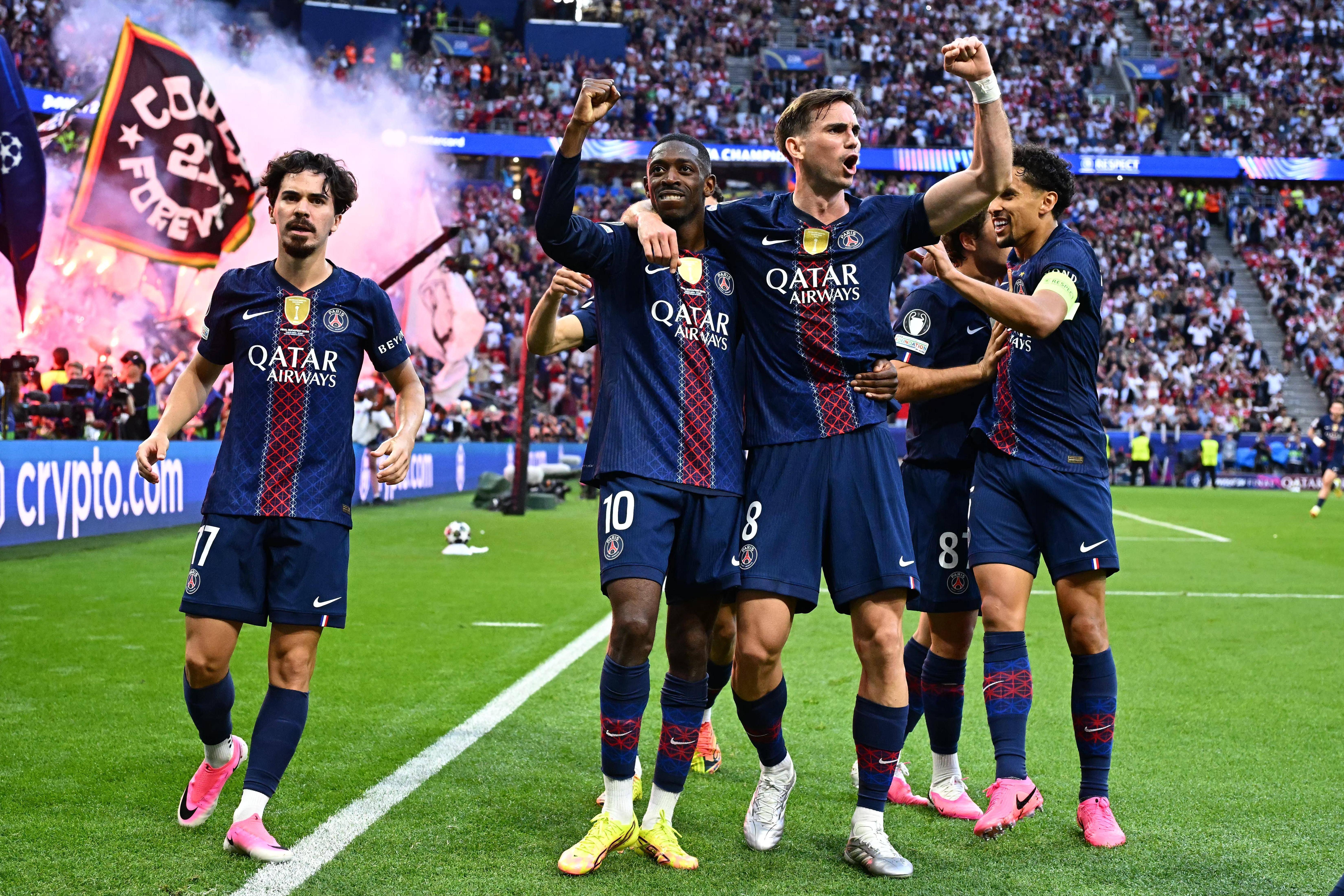 Festejos do PSG