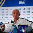 Deschamps  em conferência de imprensa
