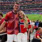Alexander Sorloth com a namorada Lena Selnes - Foto: Lena Selnes