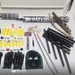 Alguns dos objetos confiscados aos adeptos detidos após os confrontos entre adeptos do Benfica e do Sporting
