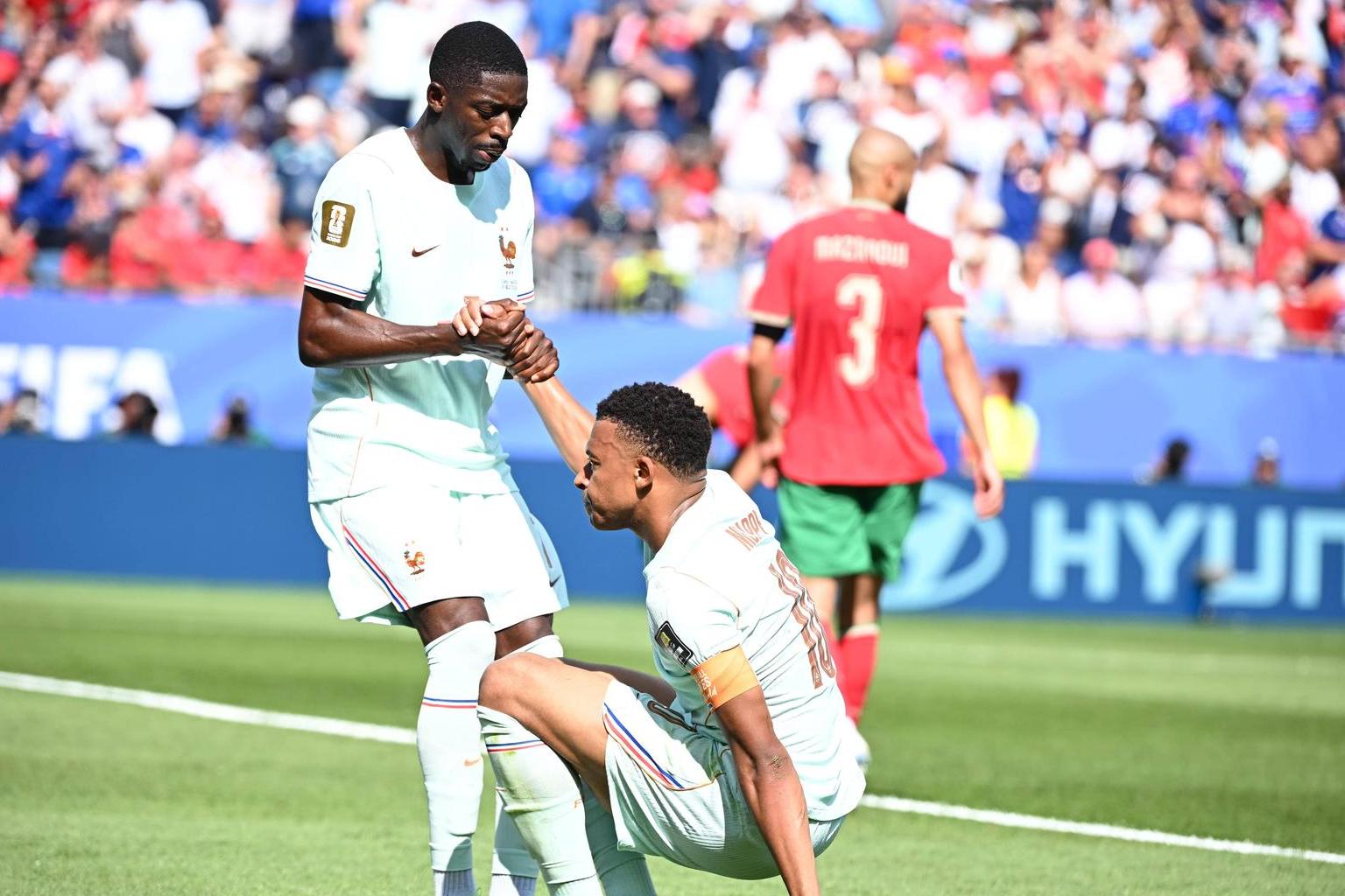 Dembélé e Mbappé