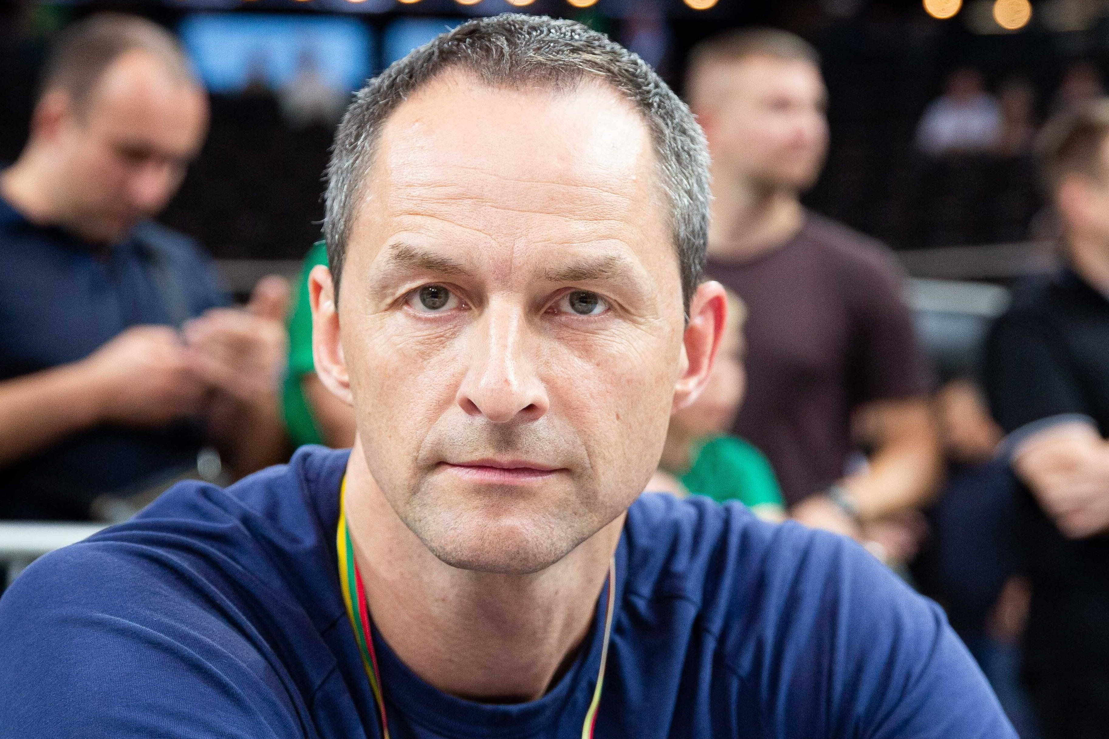 Arturas Karnisovas foi dispensado pelos Bulls em abril, mas vai continuar a trabalhar ligado à NBA        Fotografia Imago