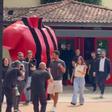 De férias? Não, Gonçalo Ramos está no arranque de pré-época do Milan