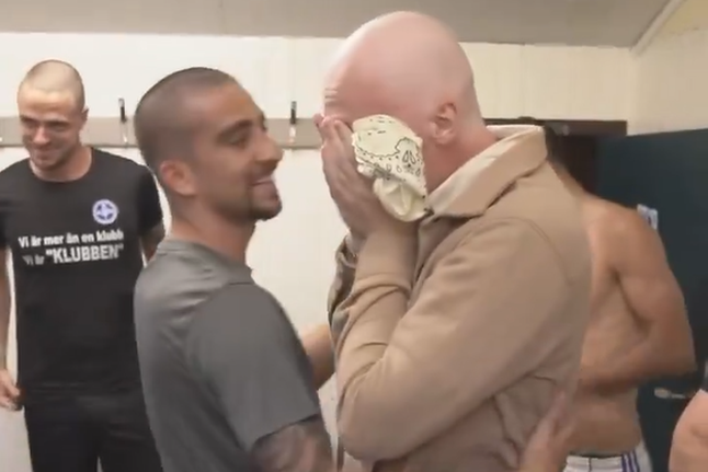 Vídeo: equipa sueca rapa o cabelo para apoiar colega com cancro