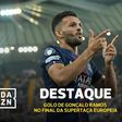 O golo de Gonçalo Ramos que levou a Supertaça Europeia para penáltis