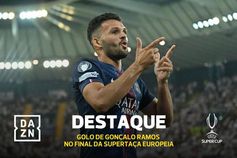O golo de Gonçalo Ramos que levou a Supertaça Europeia para penáltis
