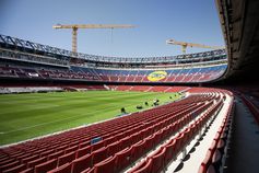 Camp Nou está em obras desde junho de 2023. Foto Barcelona