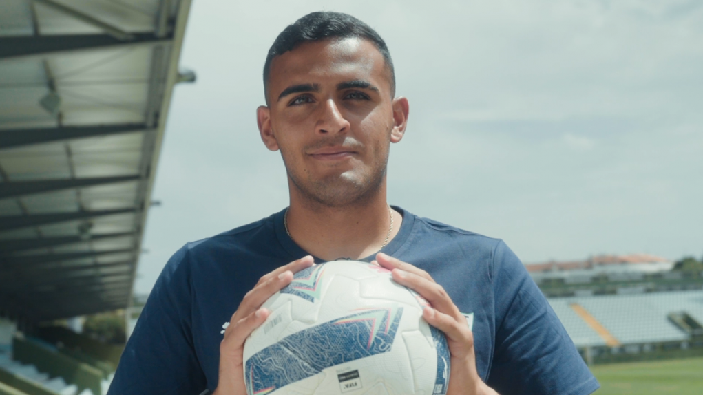 Bernardo Fontes renova contrato. Foto Tondela
