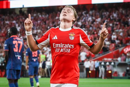 Benfica: a explicação para o festejo de Schjelderup