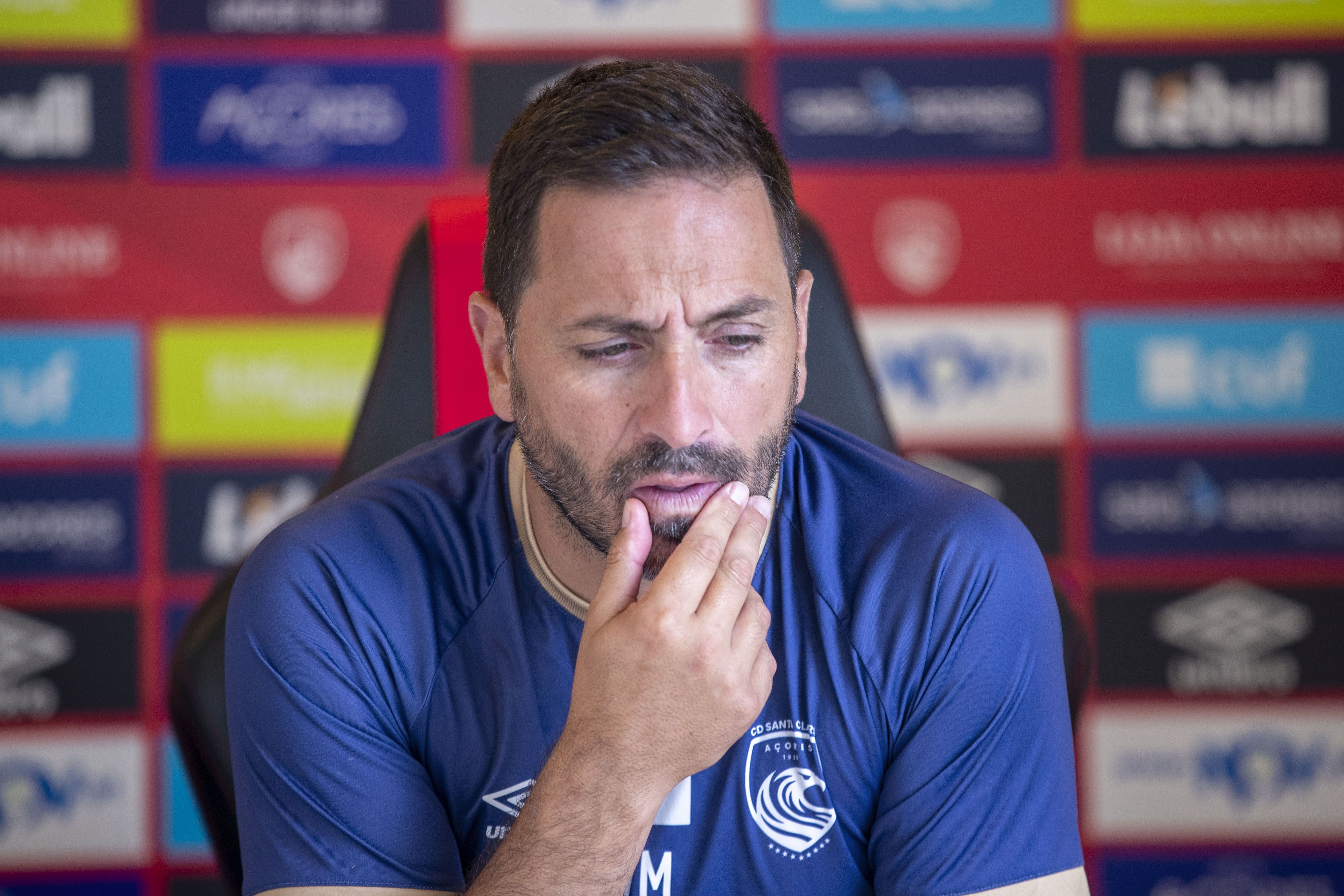 Vasco Matos em conferência de imprensa (EDUARDO COSTA/LUSA)