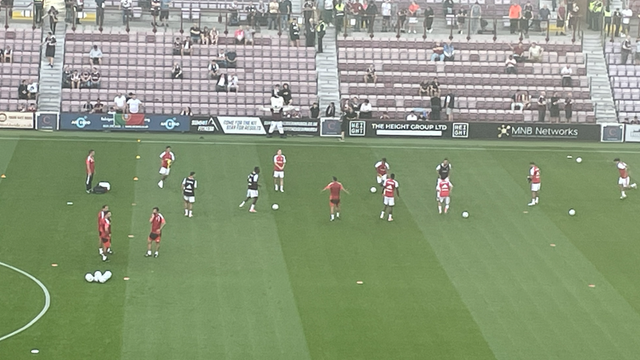 Benfica aquece em Tynecastle