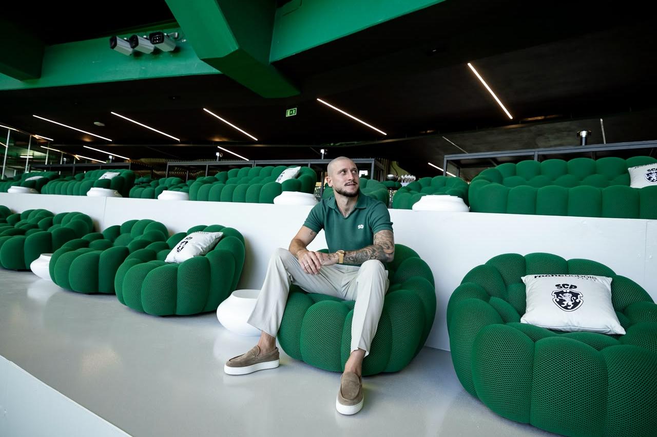Nuno Santos já visitou o novo espaço que será estreado amanhã com o V. Guimarães - Foto: SPORTING CP