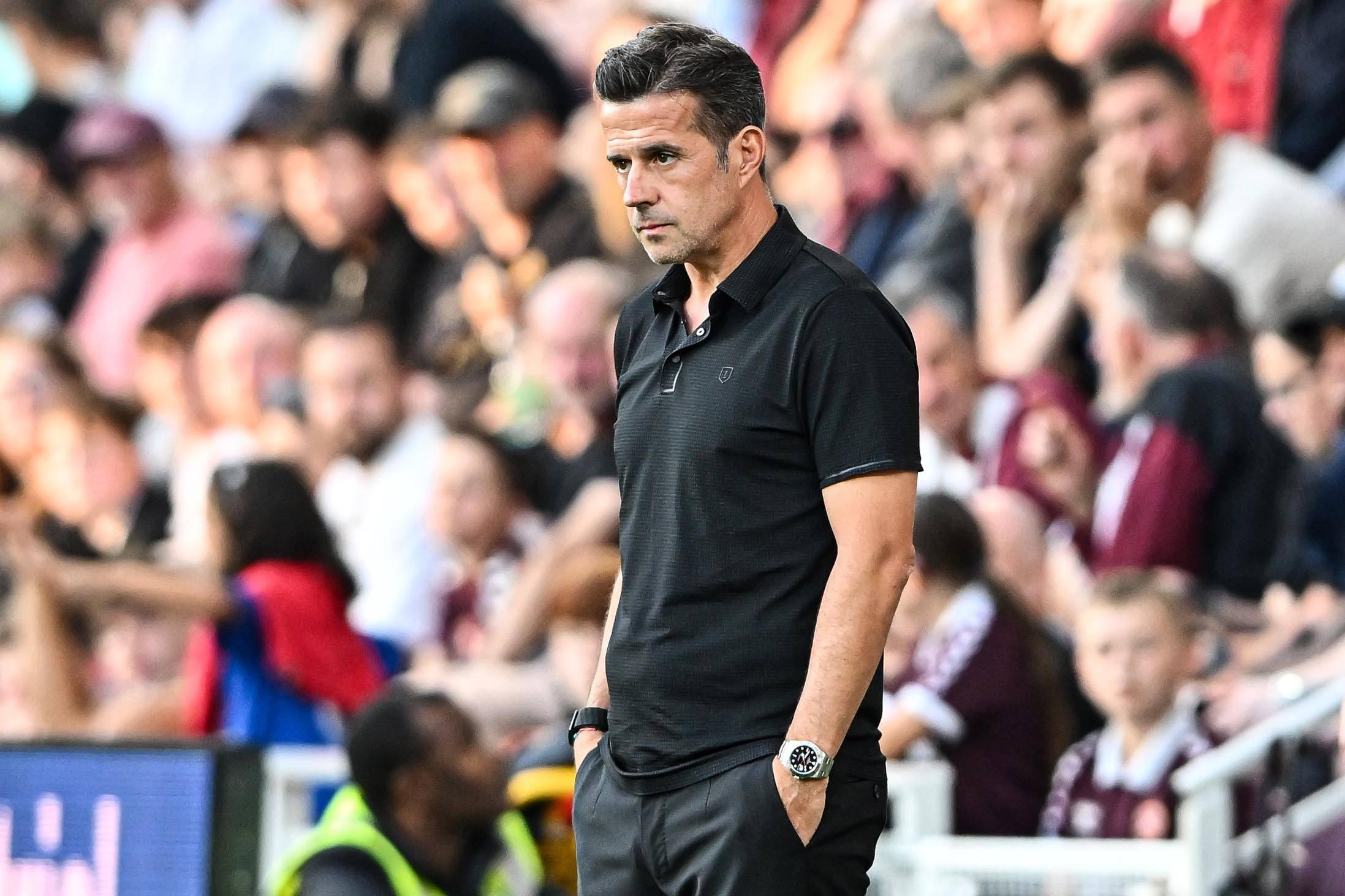 Marco Silva desapontado com o golo sofrido no Hearts-Benfica - Foto: Imago