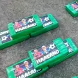 Pacotes de droga com a cara de Haaland (Polícia Nacional do Equador)