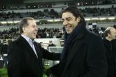 Emílio Macedo da Silva com Rui Costa (Arquivo A BOLA)